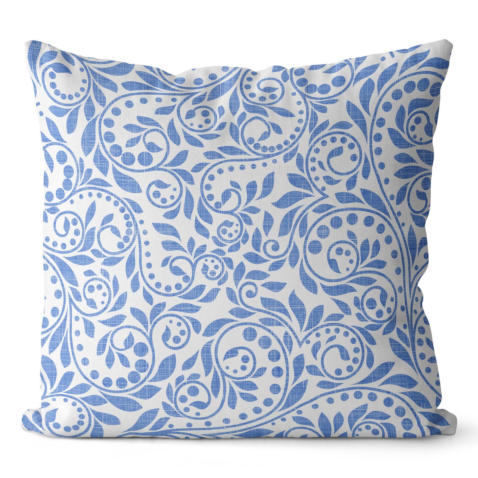 Periwinkle blue pillow covers for living room white and blue Etsy