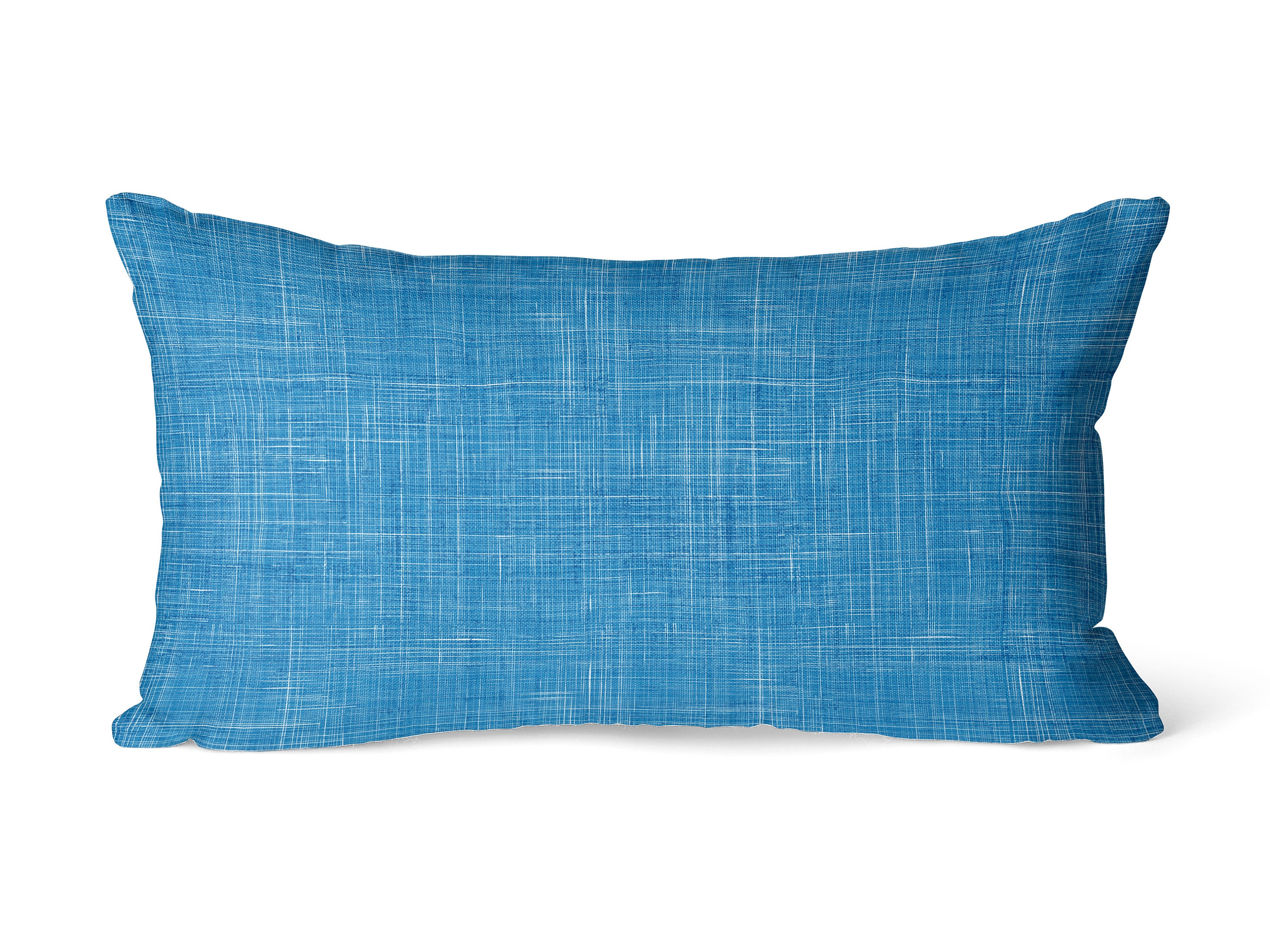 Blue pillow cover lumbar 12x20 14x26 12x22 with textured Etsy