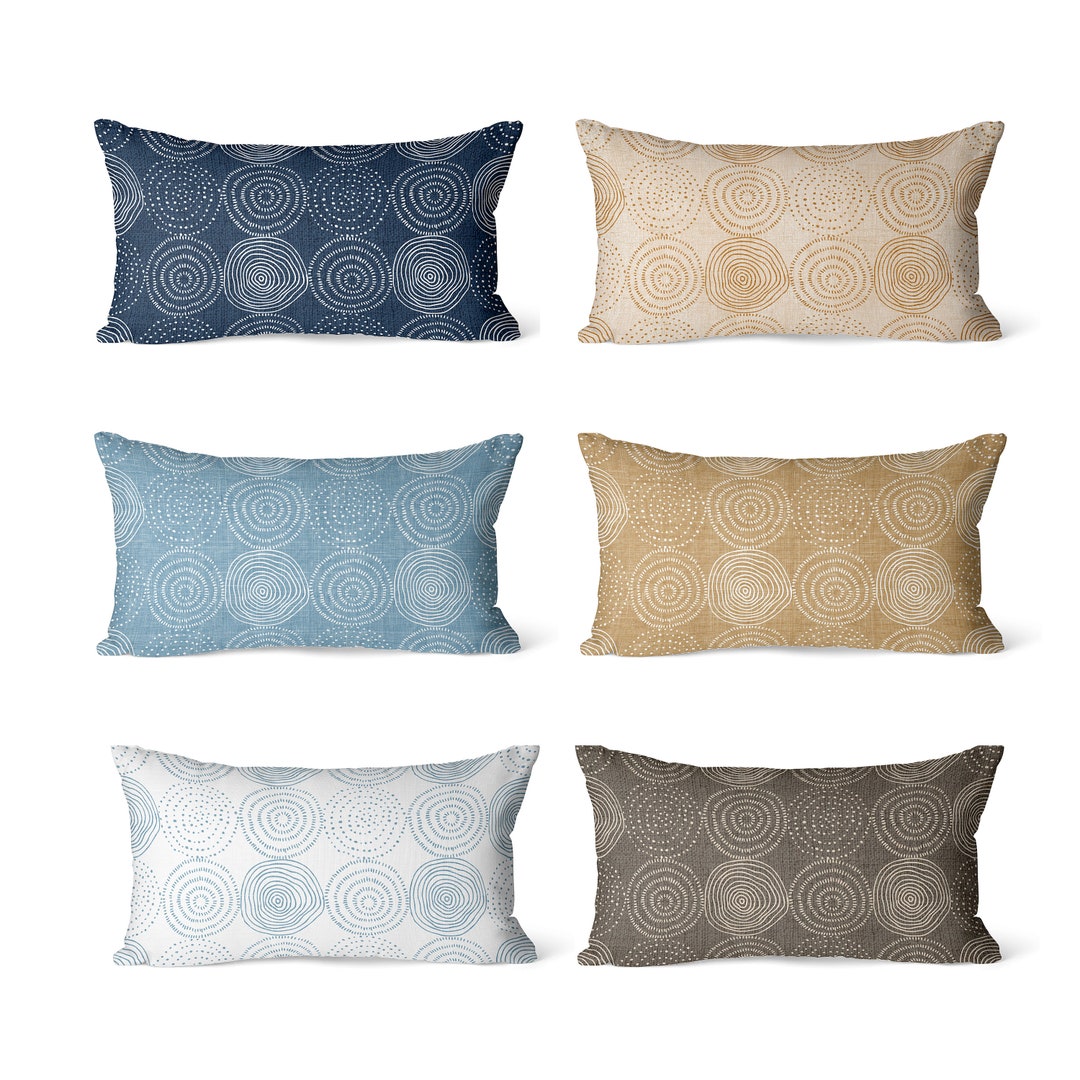 Coastal Lumbar Pillow Covers 12x20 Beige Accents Mix and Match Etsy
