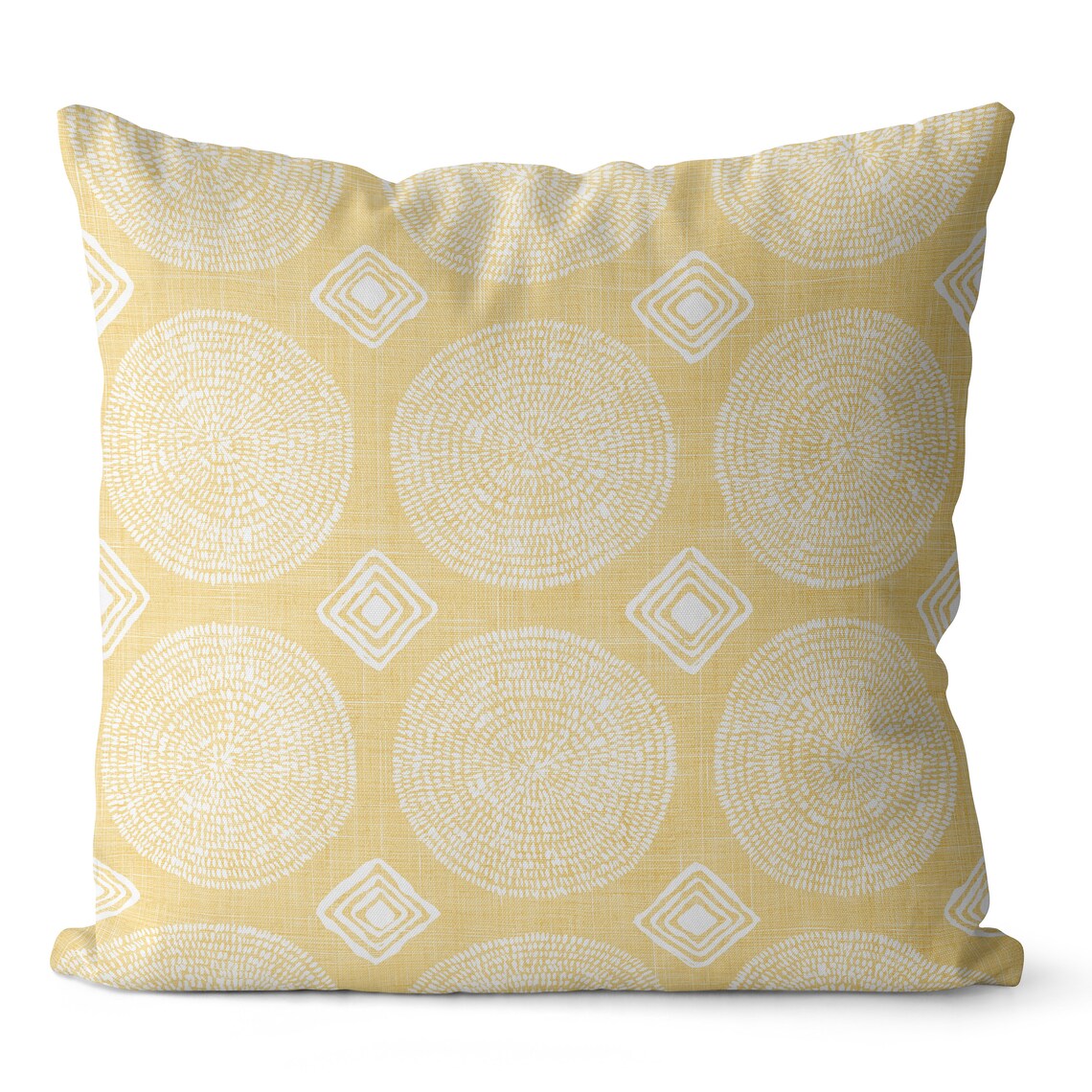 Light yellow pillow covers for living room yellow decor boho Etsy