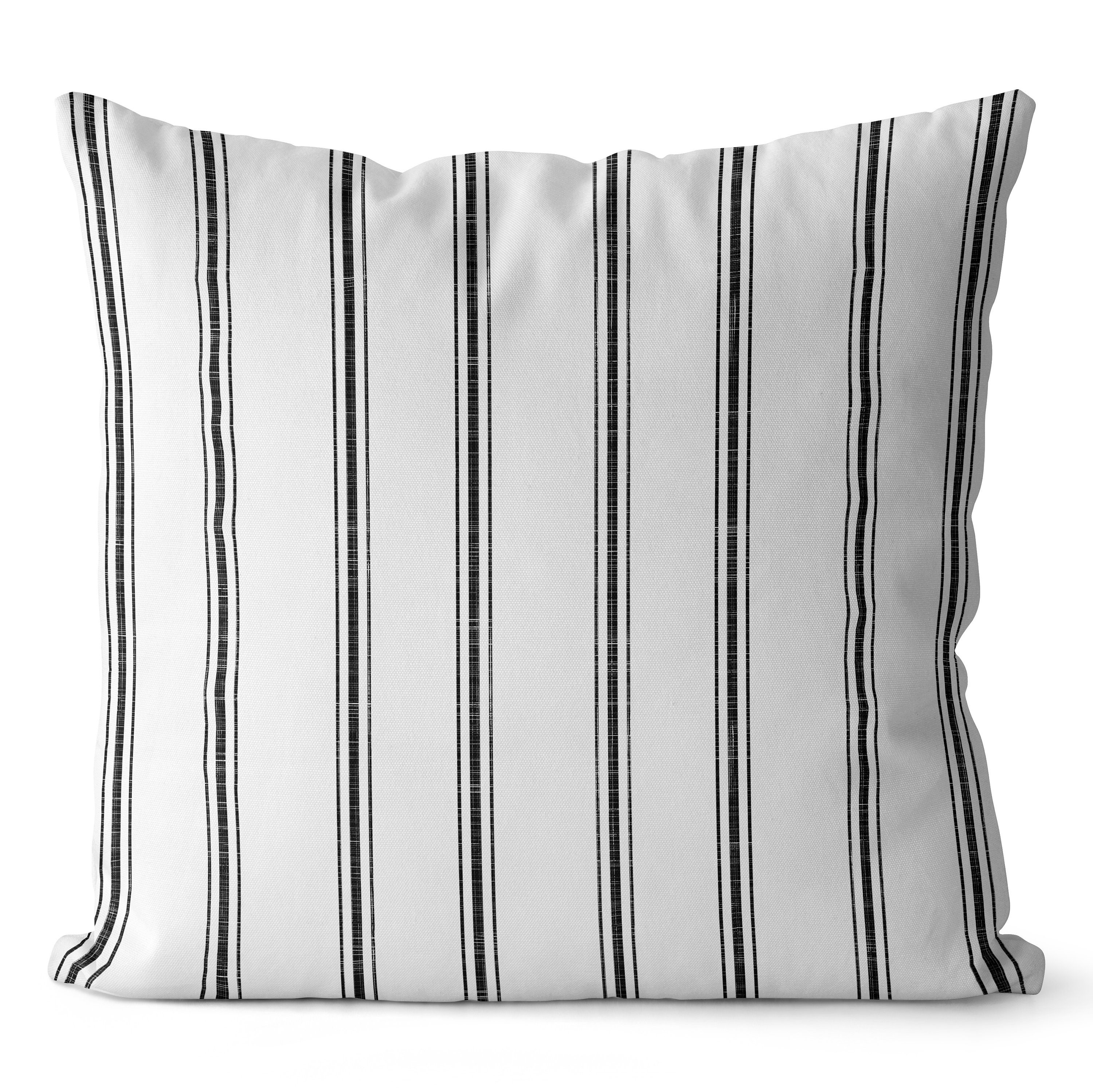 Modern boho farmhouse pillow covers black and white tan and Etsy