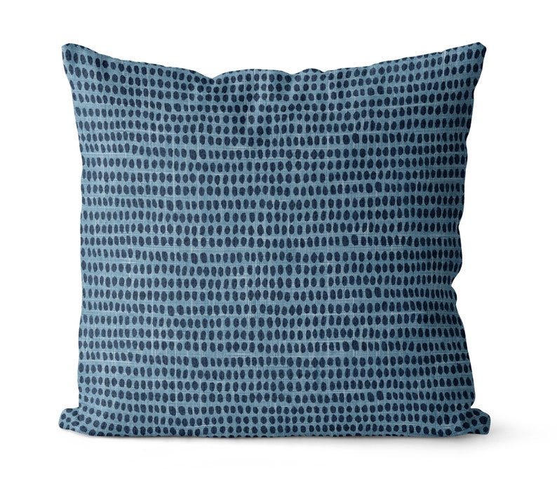 Navy and Tan Pillow Covers Nautical Farmhouse Decor Etsy