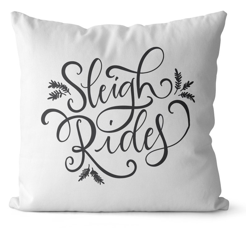 Christmas pillow covers plaid black and white farmhouse Etsy