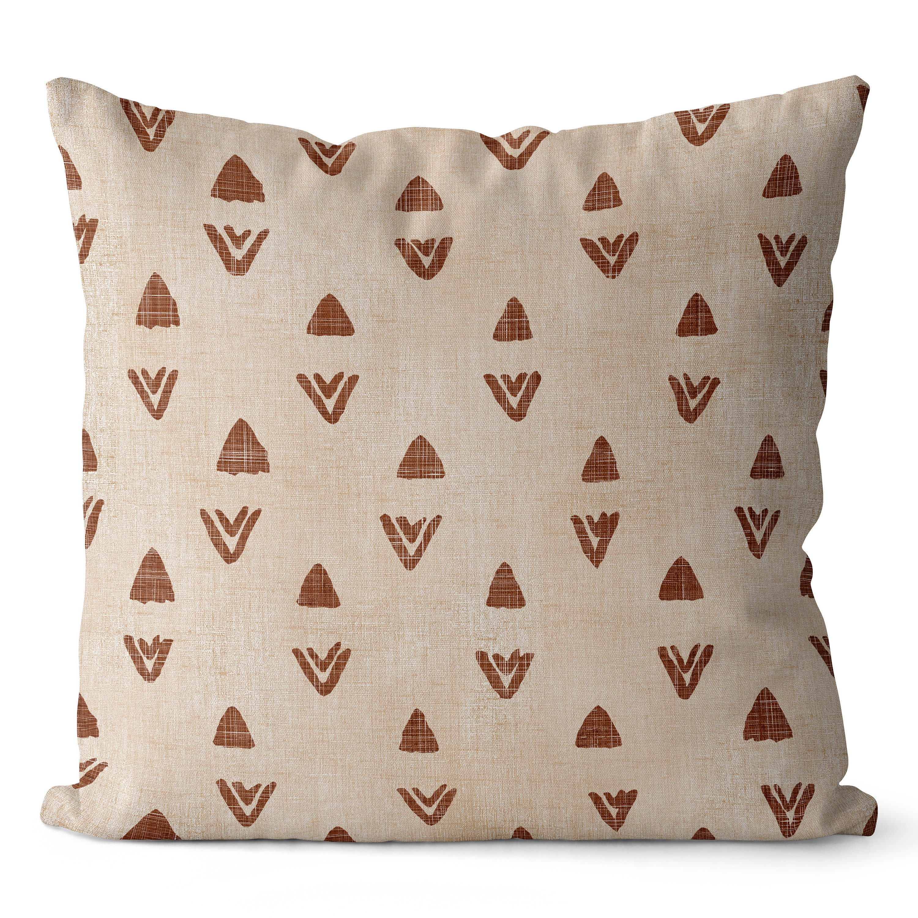 Beige pillow covers with terracotta tan beige and warm brown Etsy