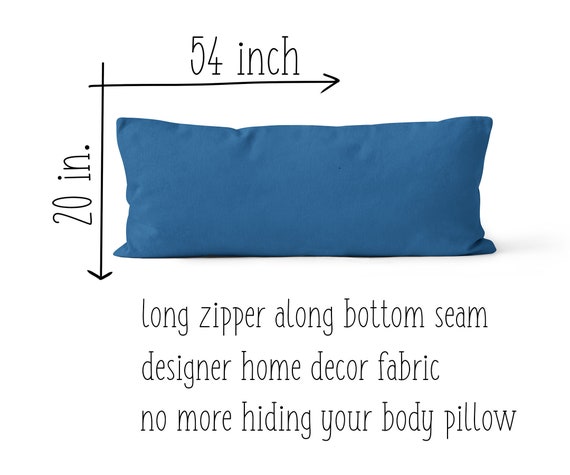Black and white plaid body pillow Zippered Body Pillow Cover 20x54 Inches