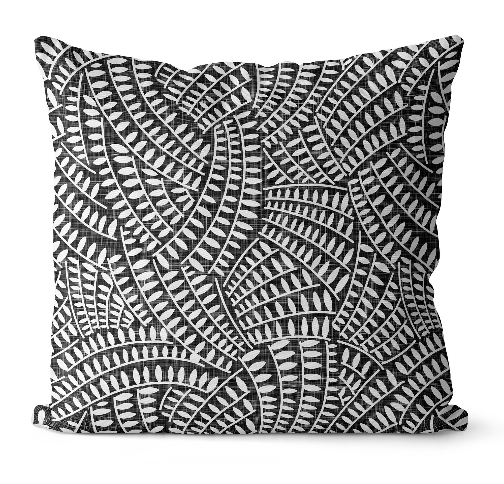 Black pillow covers 18x18 inch boho decor for living room Etsy