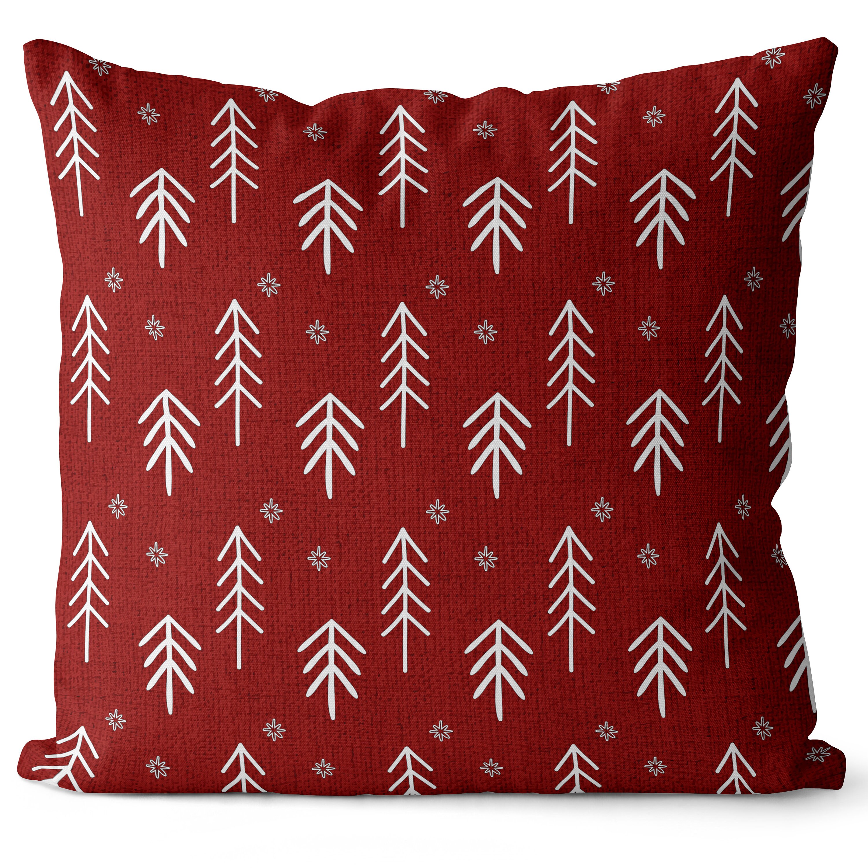 Red Christmas pillow covers for living room red gray and black Etsy