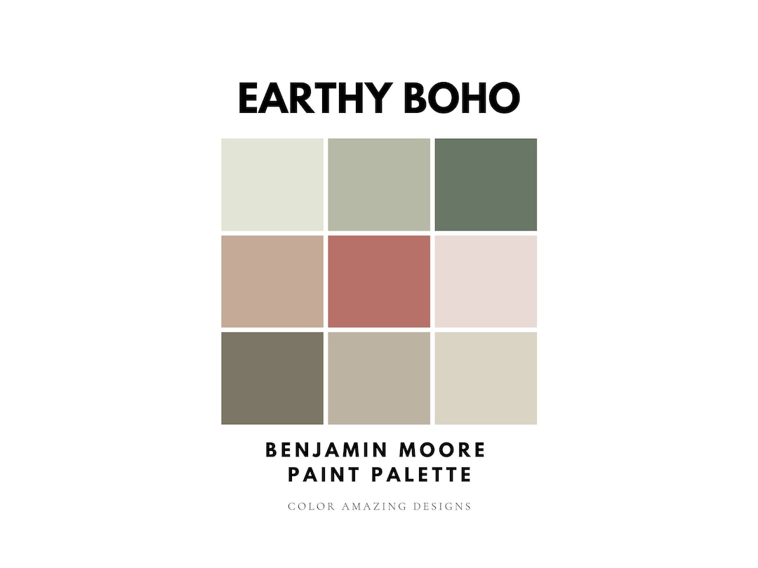 Paint Colors 2022 Benjamin Moore October Mist Earthy Boho Etsy Canada