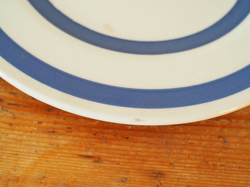 Cornishware Plate Blue and White Dinner Plate Vintage Blue Etsy