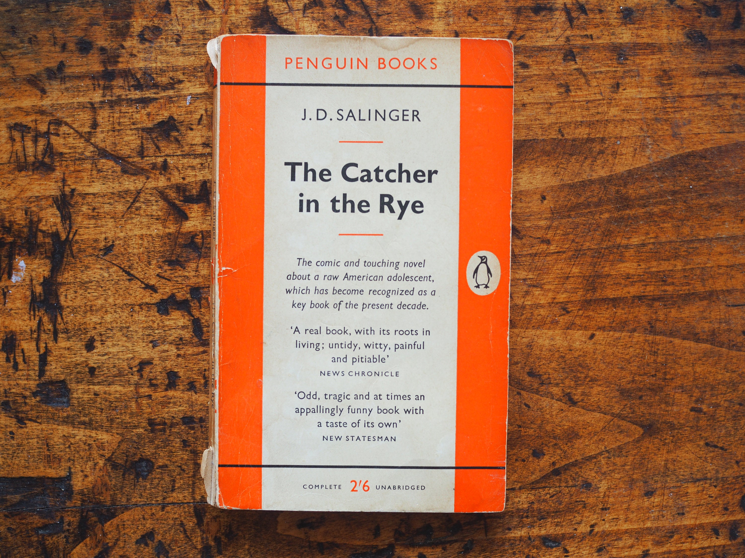 June Rye Books Catcher In The Rye Back Cover