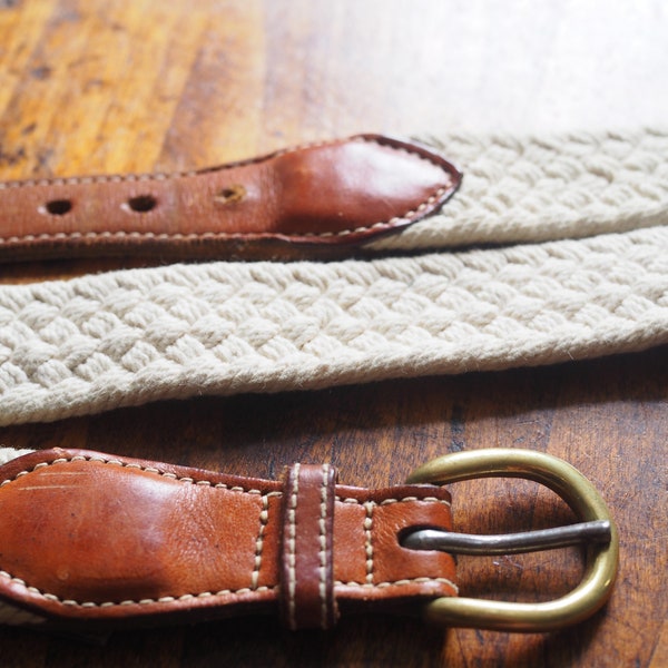 Woven Leather Belt Etsy UK
