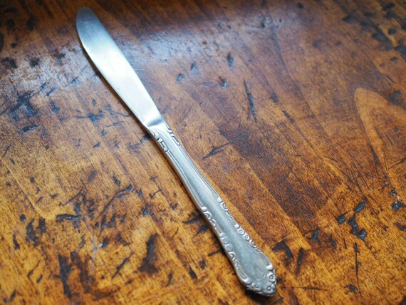 Vintage Butter Knife 60s Pretty Handled Knife - Etsy