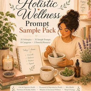 Sample Pack of 31 Holistic Wellness Prompts
