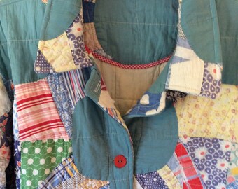 ジャケット・アウター 70s Patchwork Blanket Gown il_340x270.2742804992_e36y.jpg