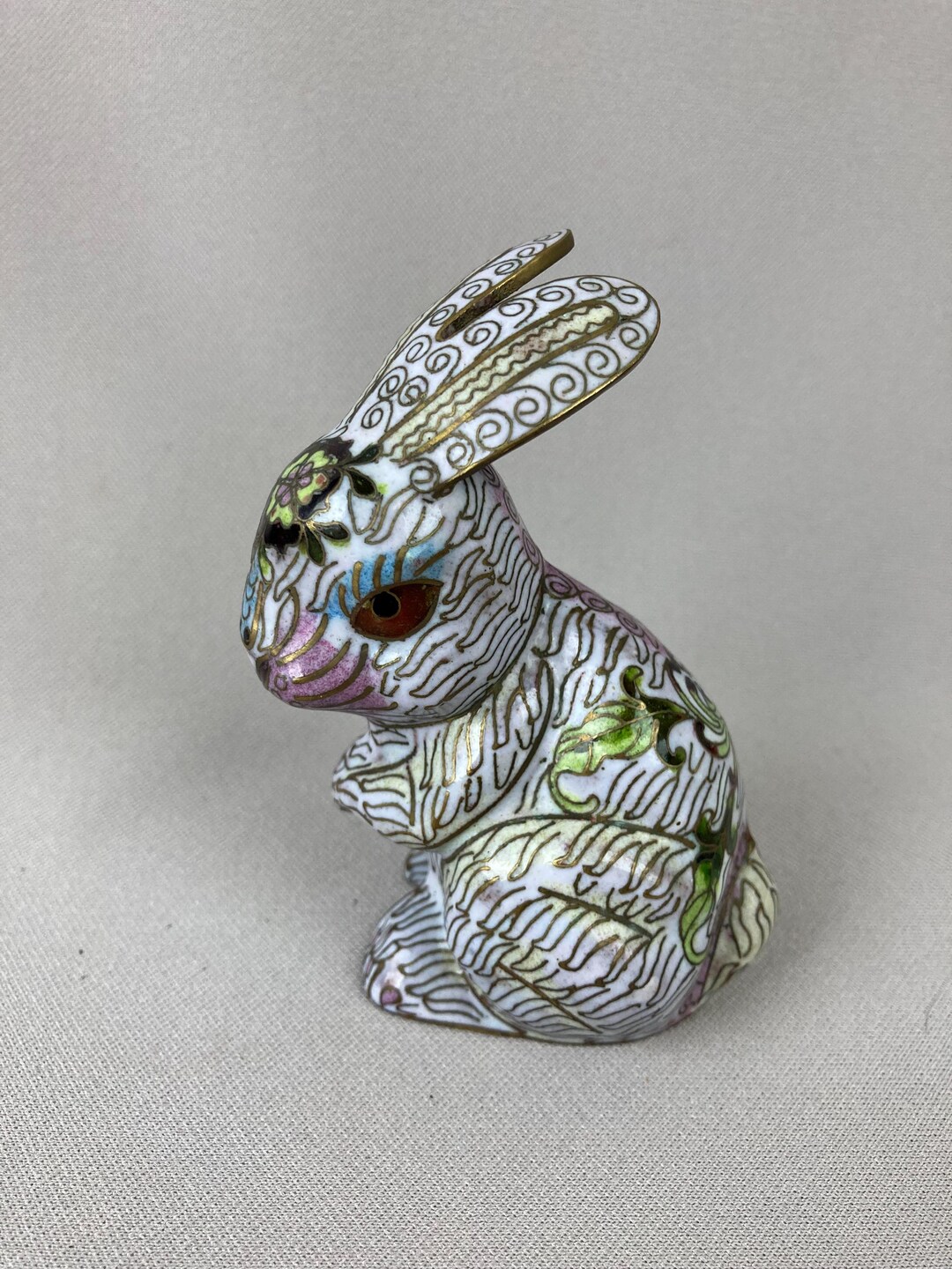 Vintage Easter Bunny, Easter Decoration, Enamel Rabbit, Looks Like ...