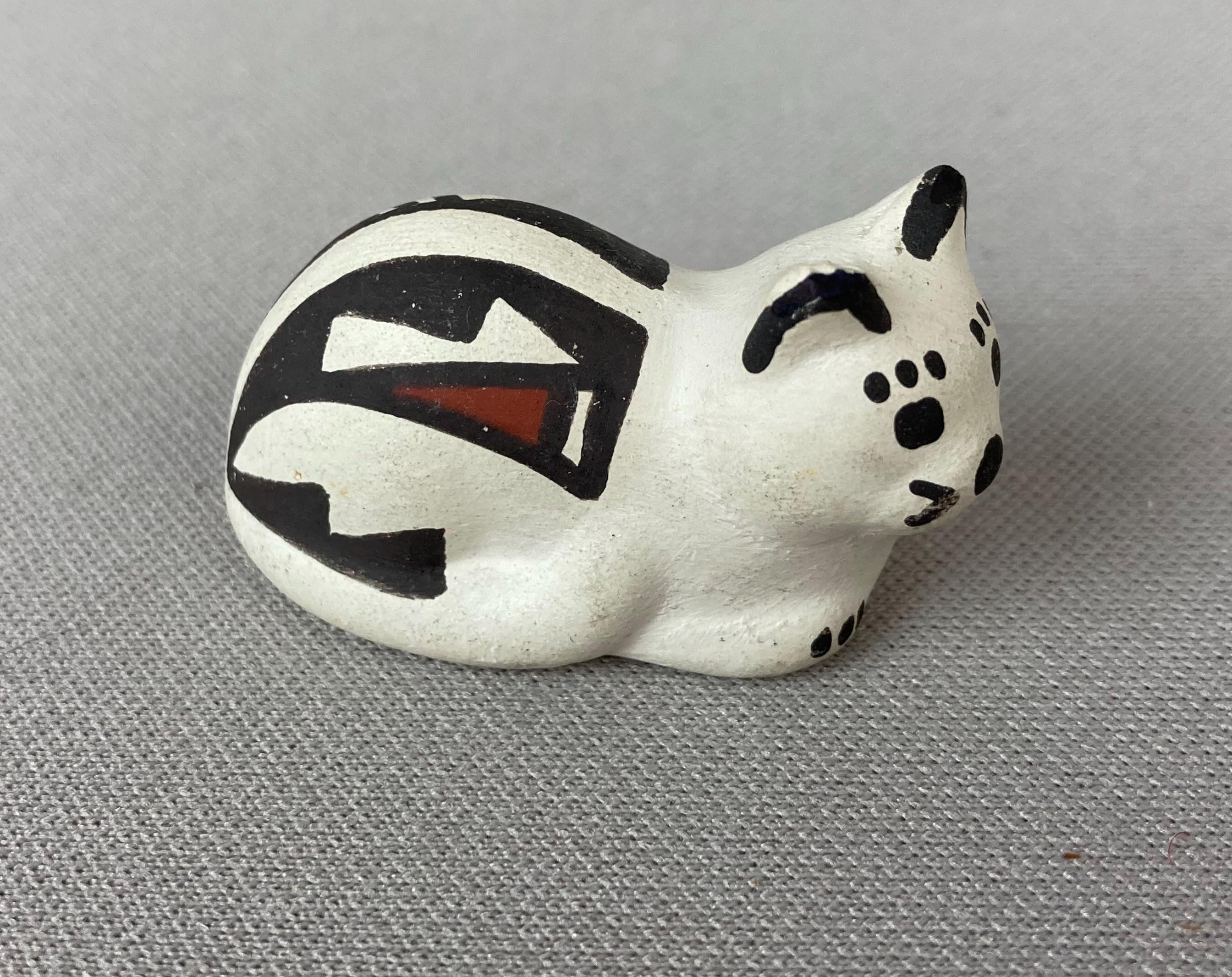 Acoma Pottery Cat - Etsy