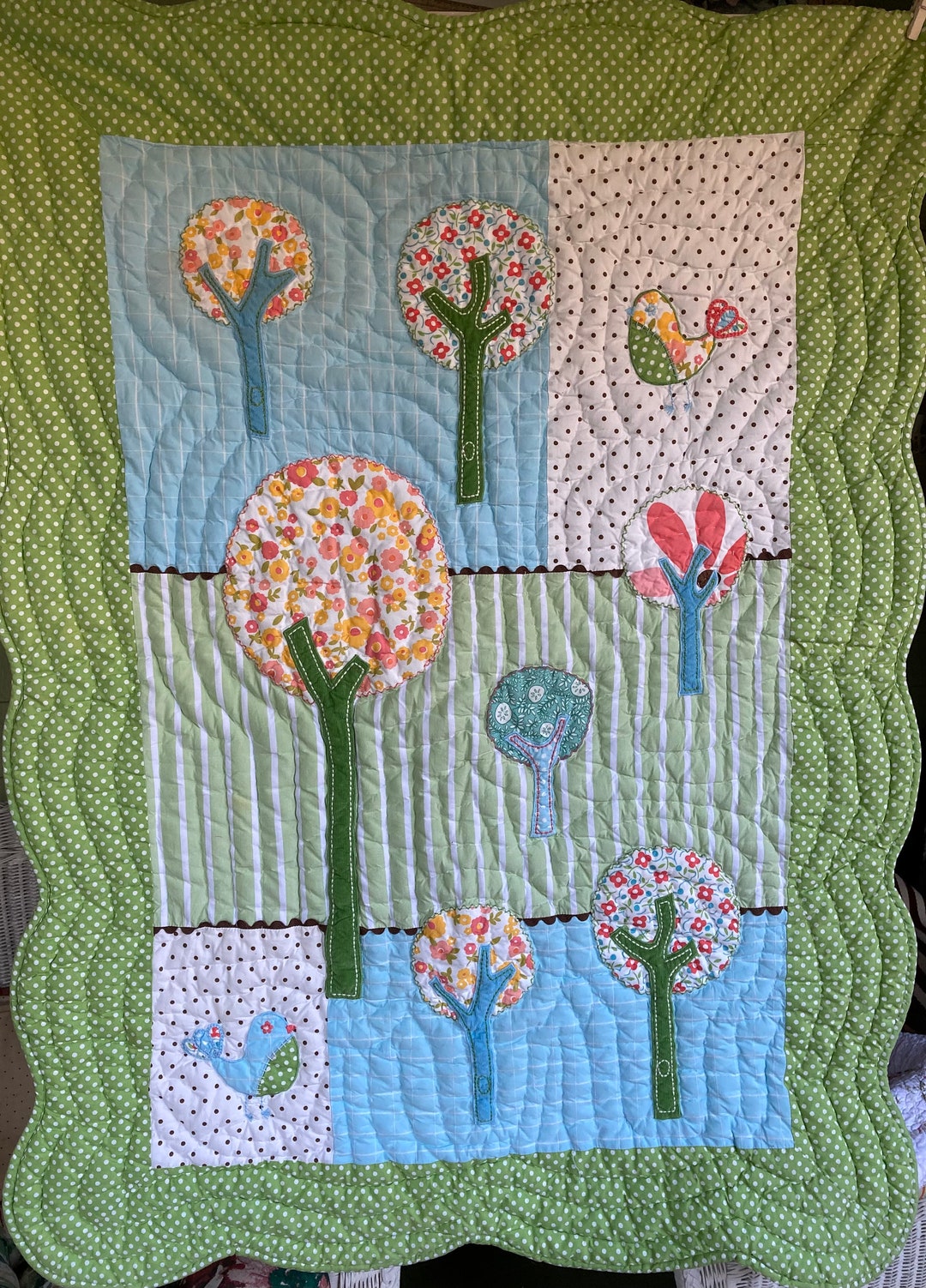 Vintage Baby Crib or Stroller Quilt Pottery Barn Adorable Etsy