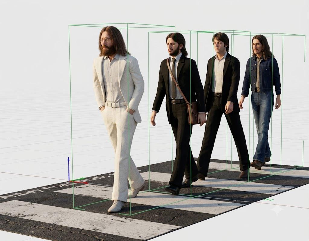 Beatles action figures abbey road - Etsy 日本