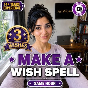 Make A Wish Spell Wish Manifestation Ritual, Manifest Dreams, Goals & Deep Desires Fast