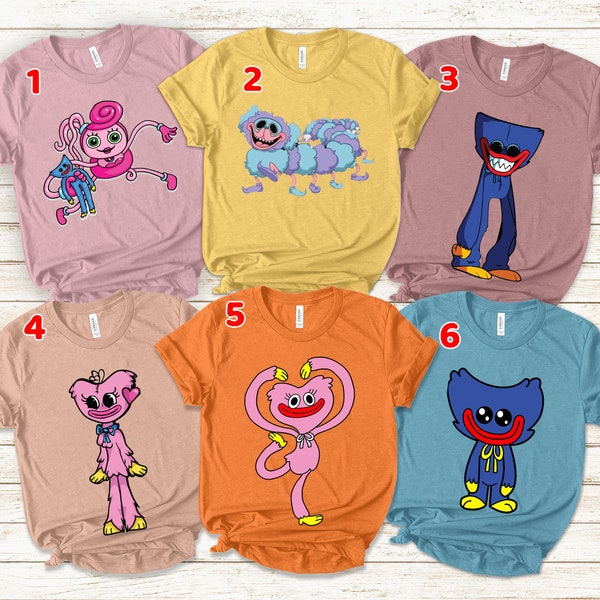 Poppy Playtime Shirt, Huggyt Wuggy Shirt, Kissy Missy Shirt, Mommy Long Legs Tee, Gamer Shirt, Birthday Shirts, Birthday Group K-07072205