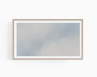 Soft Abstract Clouds Samsung Frame TV Art