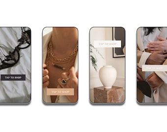 Instagram Tap to Shop Button Sticker Pack