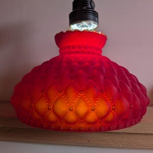 Amber Hurricane Lamp Quilted - Etsy