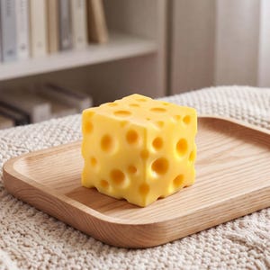 Quetschspielzeug in Form eines Käsewürfels, weiches gelbes Stressabbau-Spielzeug, niedliches sensorisches Lebensmittel-Schreibtischspielzeug, Kawaii-Quetschgeschenk für Kinder