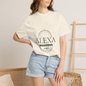 Camiseta personalizada para despedida de soltera, camiseta personalizada de colores cómodos para el fin de semana de la novia, regalo para el grupo nupcial imagen 3