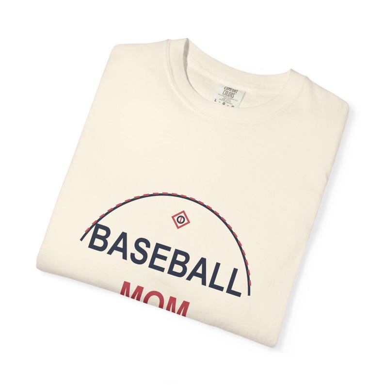 Personalized Baseball Mom Shirt, Custom Player Name and Number Tee, Comfort Colors Game Day Gift image 3