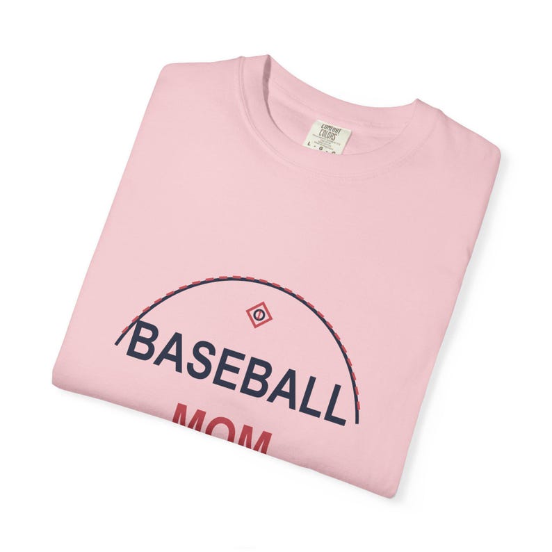 Personalized Baseball Mom Shirt, Custom Player Name and Number Tee, Comfort Colors Game Day Gift image 4