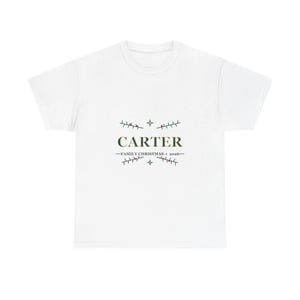 Personalized Family Christmas Shirt, Custom Last Name Holiday Tee, Adult Christmas Photo Shirt image 1