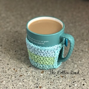 Coffee Cup Coaster Cozy Crocheted image 1