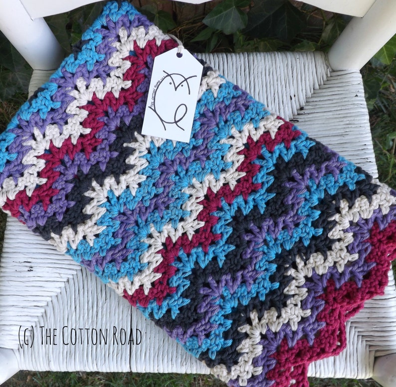 Baby Blanket Ric Rac Baby Blanket pictured RTS Crocheted Baby Blanket