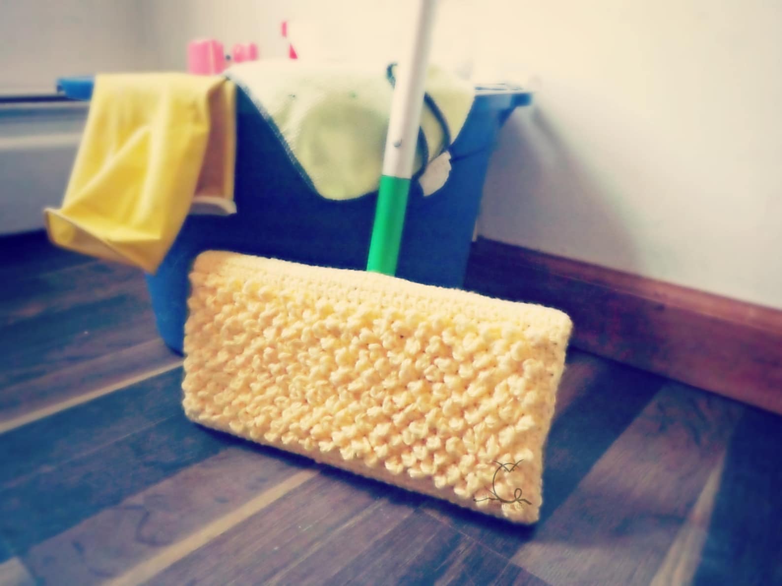 Ecofriendly Cotton Wet or Dry Mop Cover//mop Cover//reuseable Swifter