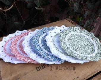 Crocheted Coasters || Eco-Friendly Coasters || Cotton Coasters