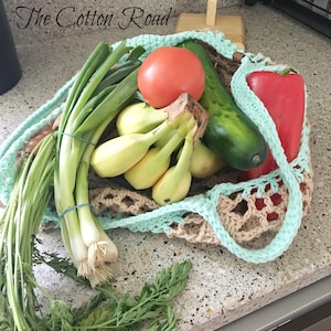 Bloom Market Bag || Crocheted Eco Friendly Cotton Market Bag || Market Bag || Eco Friendly || Cotton Bag