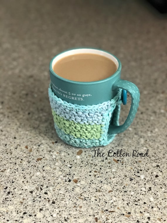Coffee Cup Coaster Cozy (Crocheted)