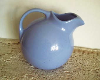 Hall Pitcher, Hall Blue Pitcher, Pitcher, Vintage Pitcher, Collectible, Kitchen, Water Pitcher, Blue Hall Pitcher, by colonialcrafts on Etsy