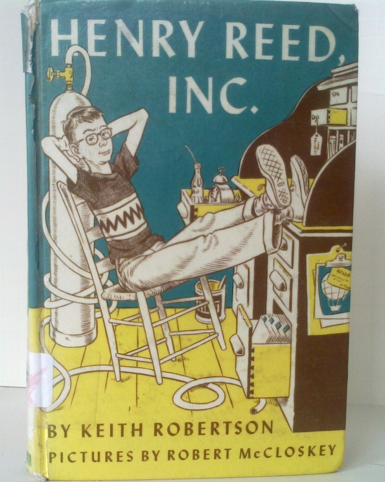 Henry Reed Inc. Rare Book Author Keith Robertson Etsy
