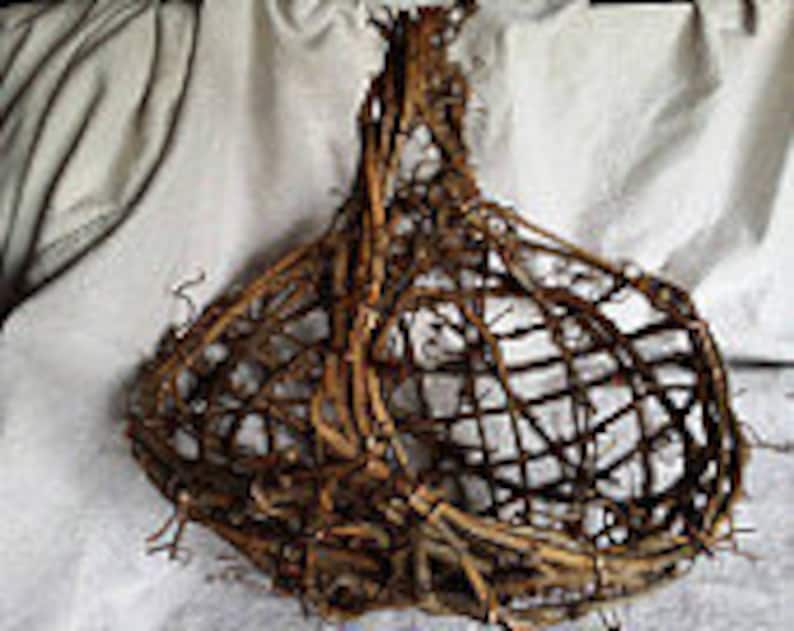 Flower Girl Basket Set of Three Rustic Grapevine Baskets Grapevine Wedding Decoration Bridal Gift Made In Michigan by colonialcraft on Etsy