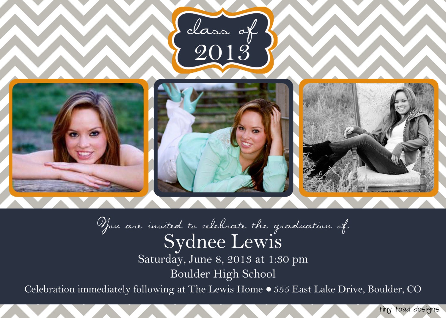 chevron block graduation announcement graduation where can i buy graduation announcements