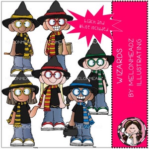 Wizards clip art - Mini