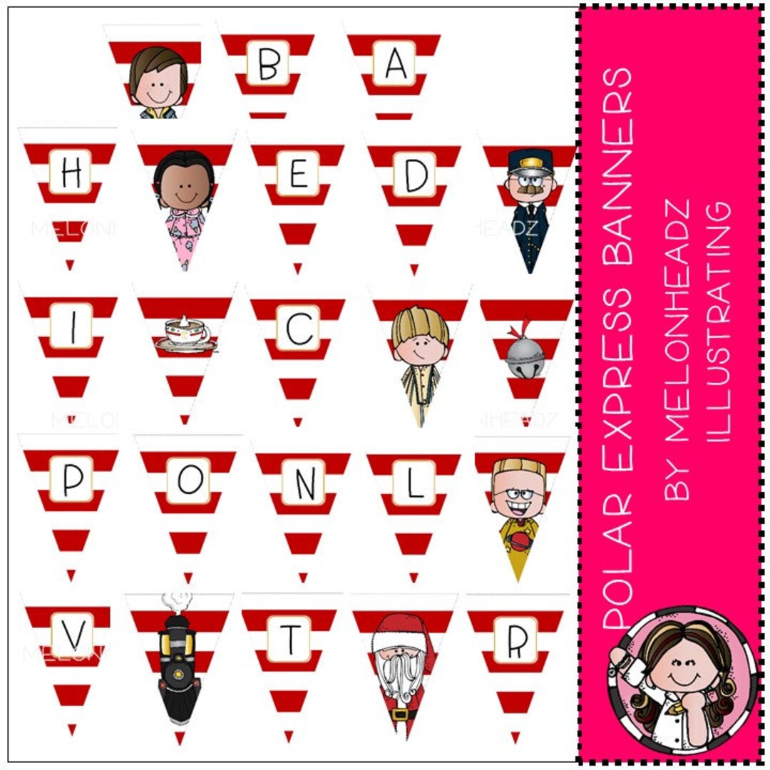 Polar Express Banners - Printable - Etsy