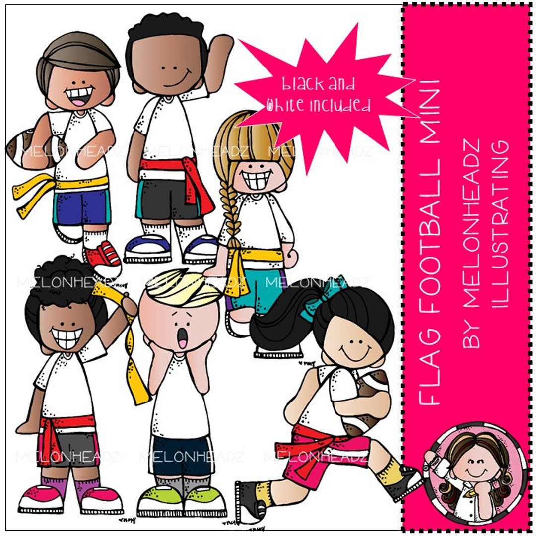 Flag Football Clip Art - Mini - Etsy Israel, image size:1080x1080