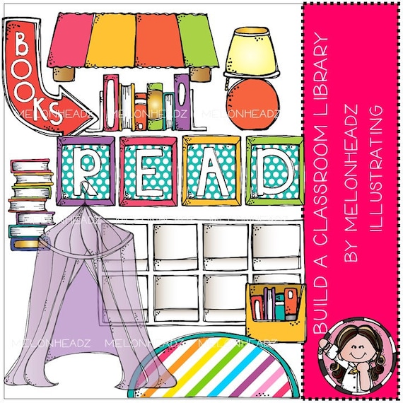 Build A Classroom Clip Art Library Bright Etsy