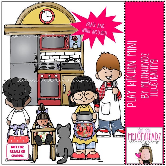 Play Kitchen Clipart Mini - Etsy