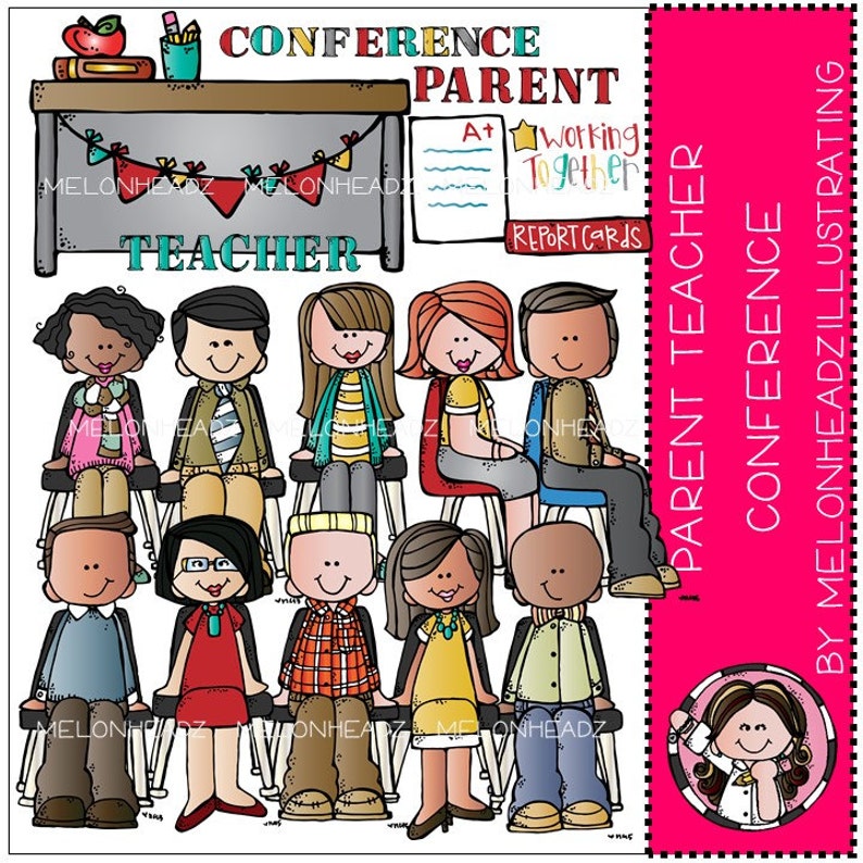 Parent Teacher Conference clip art image 1