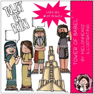 Tower of Babel clip art - Bible - Mini