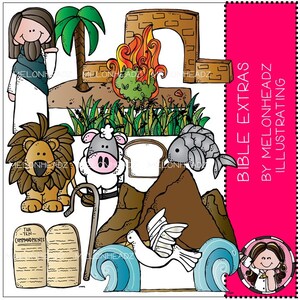 Bible Extras clip art COLORED
